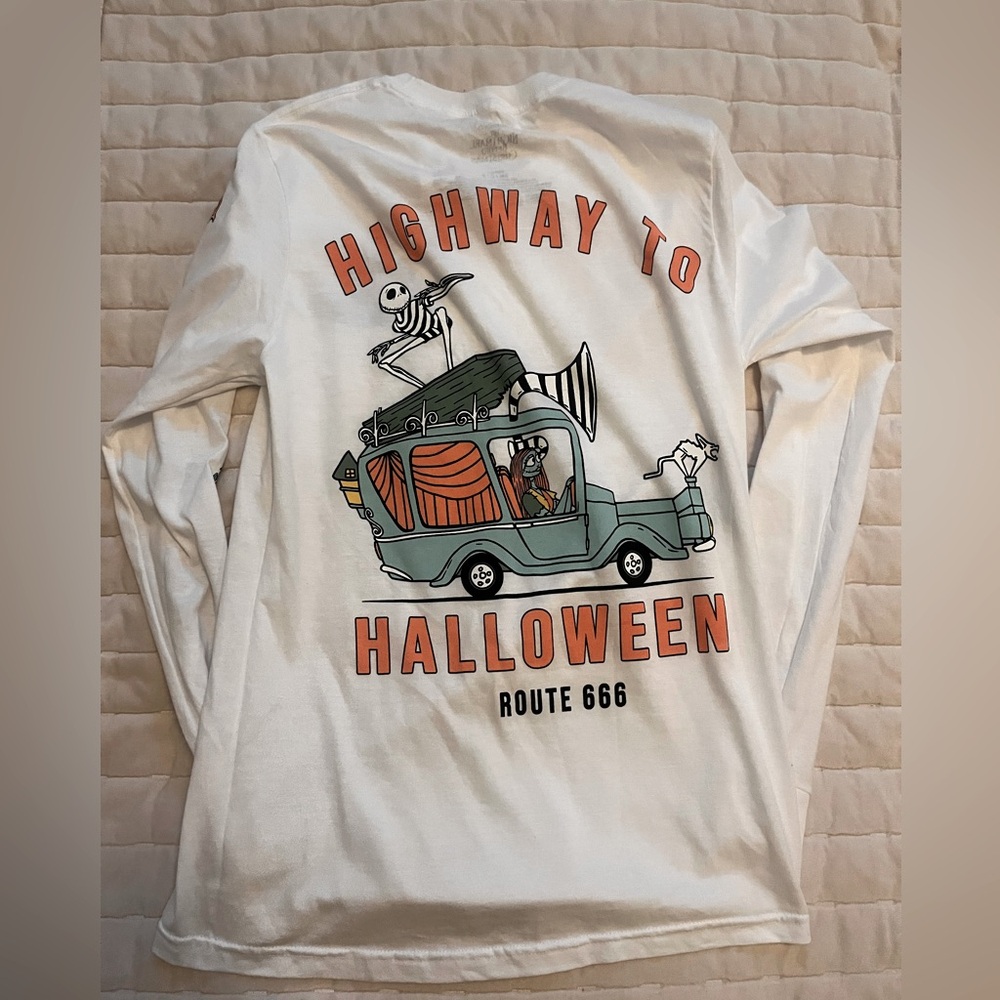Long Sleeve Nightmare before Christmas tee Size S